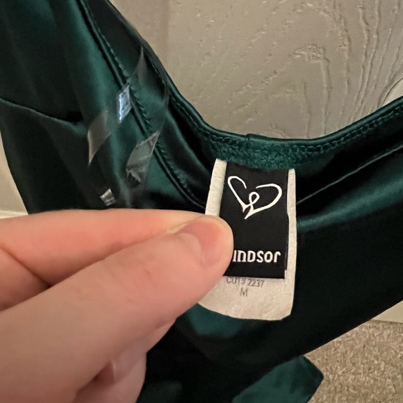 Green Mini Dress - Picture 3 of 6